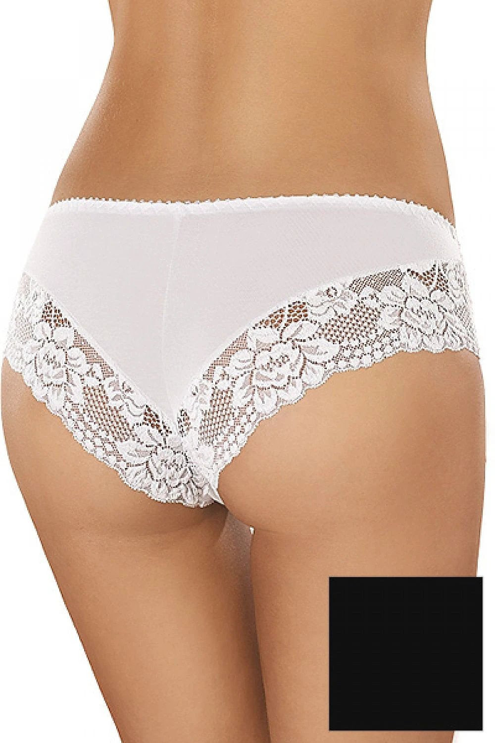 Gabidar Cotton Ladies Shorts with Lace Hem Back Seam by Gabidar