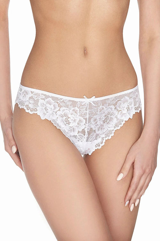 Ewana Brazilian Style Panties - Sexy Lacy Bikini Bottom with Cheeky Buttock Exposure Design by Ewana