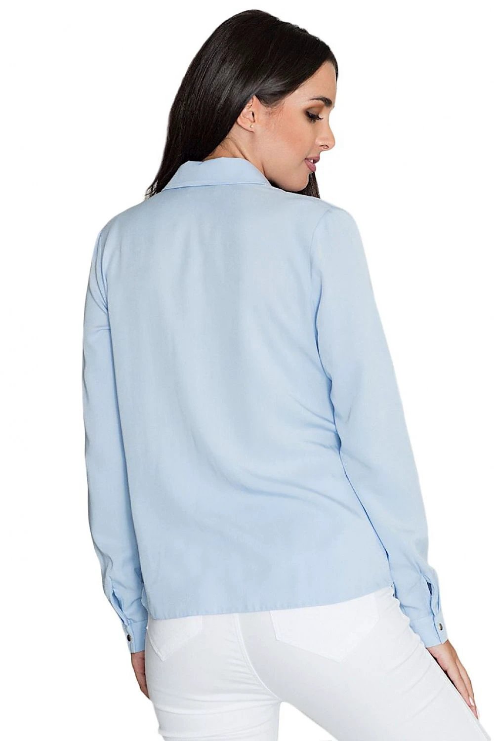Figl Long Sleeve Shirt Model 111029 - Comfortable High-Quality 100% Viscose for Daily Wear and Versatility by Figl