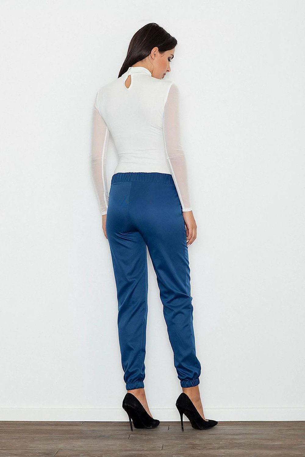 Figl Women's Comfortable Trousers Model 111103 - Elegant Loose Fit with 95% Polyester for Ultimate Comfort and Style by Figl