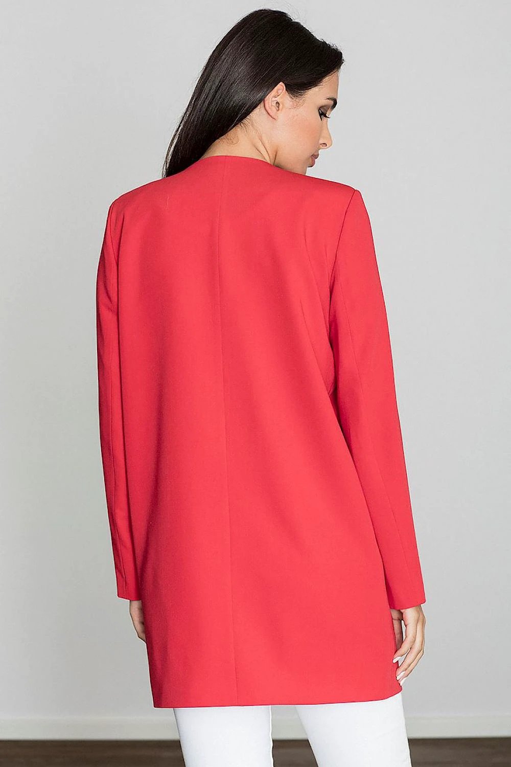 Figl Women's Coat Model 111118 - Delicate Polyester Viscose Material For Feminine Style And Versatile Styling by Figl