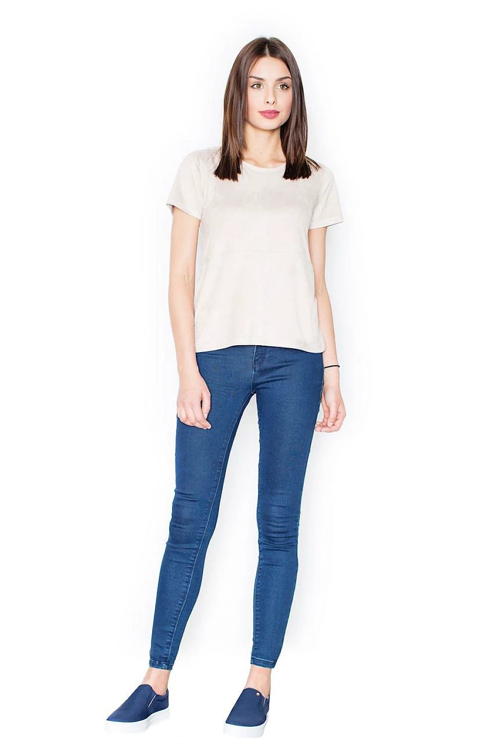 Figl Blouse 52565 - Black Short Sleeve Everyday Wear Blouse with Stretch Fabric by Figl