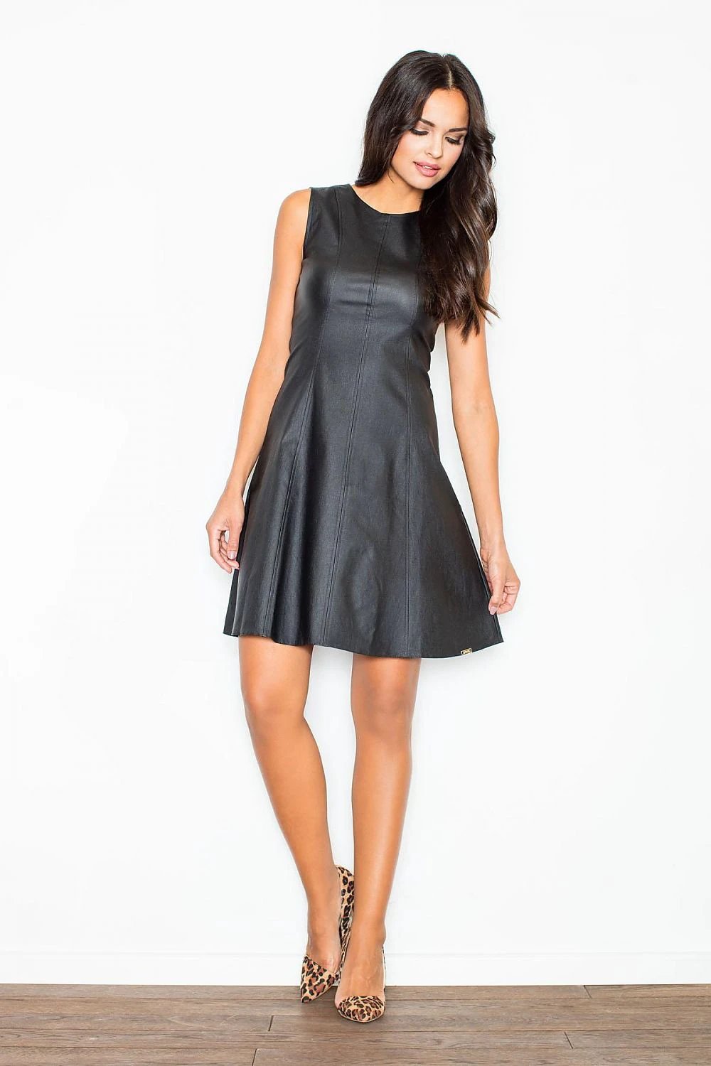 Figl Evening Dress Model 43848 - Elegant Sleeveless Design with Slimming Silhouette by Figl