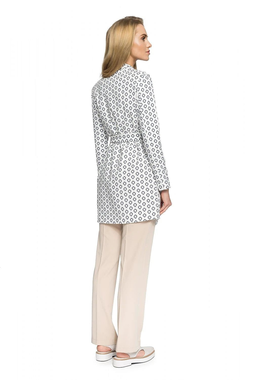 Stylove Women's Coat Model 112788 - Stylish Feminine Printed Fabric for Cold Weather Protection by Stylove