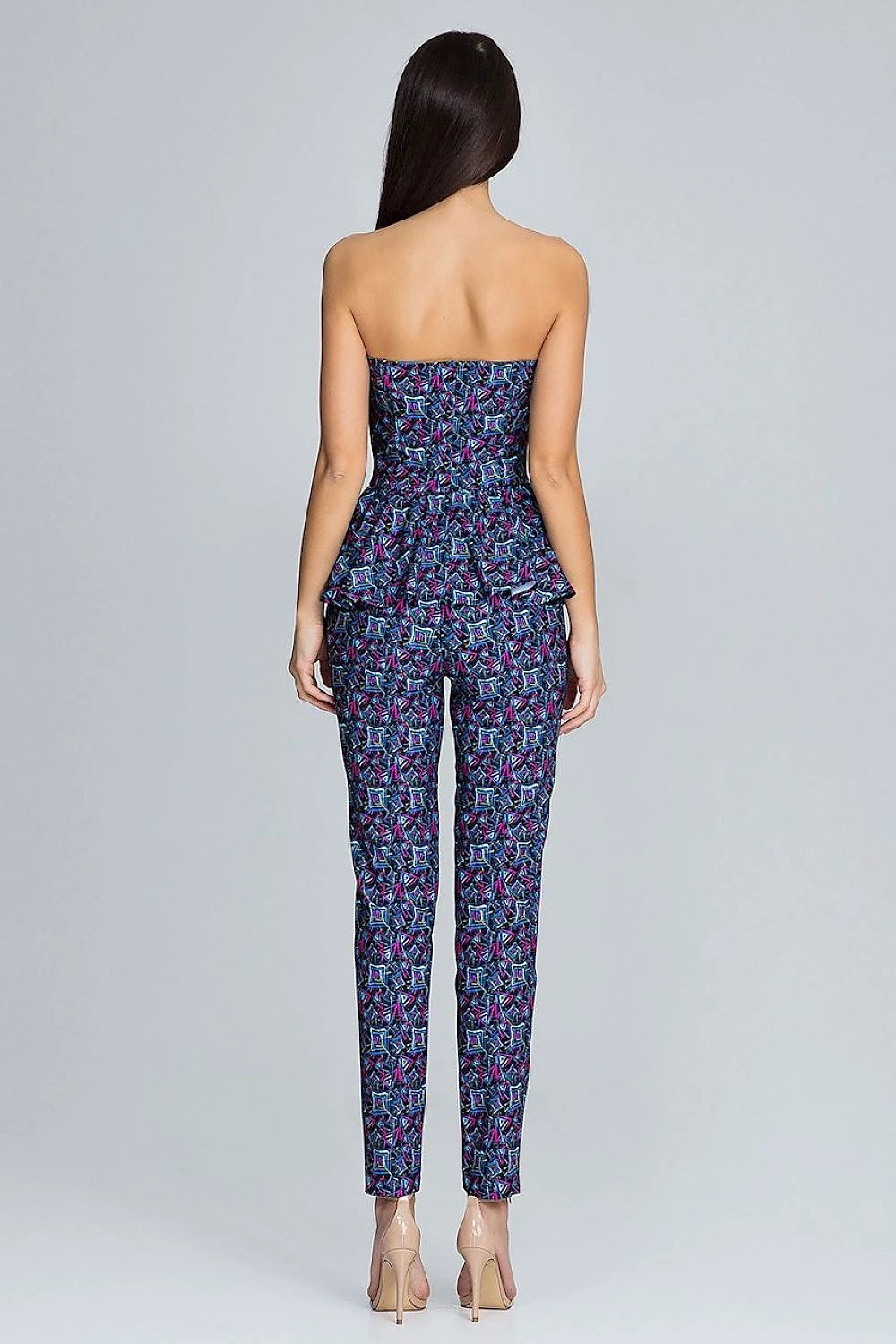 Figl Elegant Women's Straight Trousers with Corset Set - Feminine Design for Versatile Everyday Styling by Figl