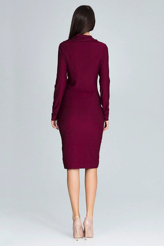 Figl Daydress Model 116333 - Fitted Lightweight Long Sleeve Dress for Everyday Occasions by Figl