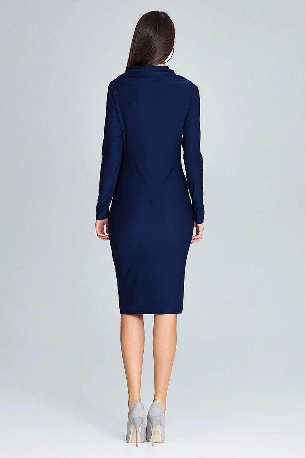 Figl Daydress Model 116333 - Fitted Lightweight Long Sleeve Dress for Everyday Occasions by Figl