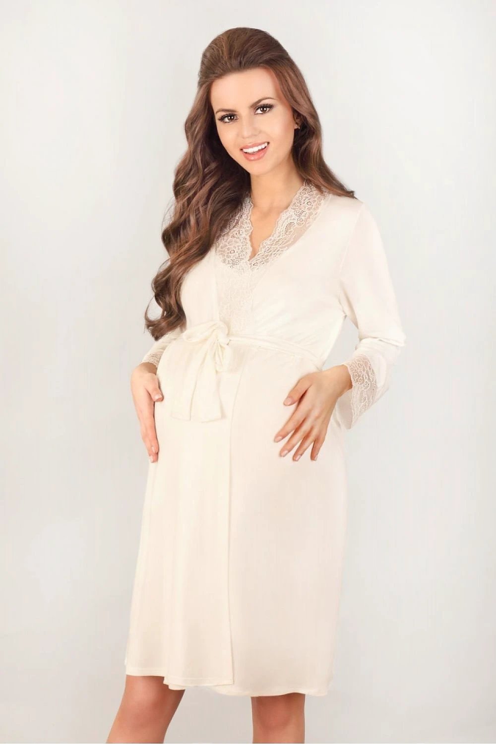 Stretch Knit Maternity Robe