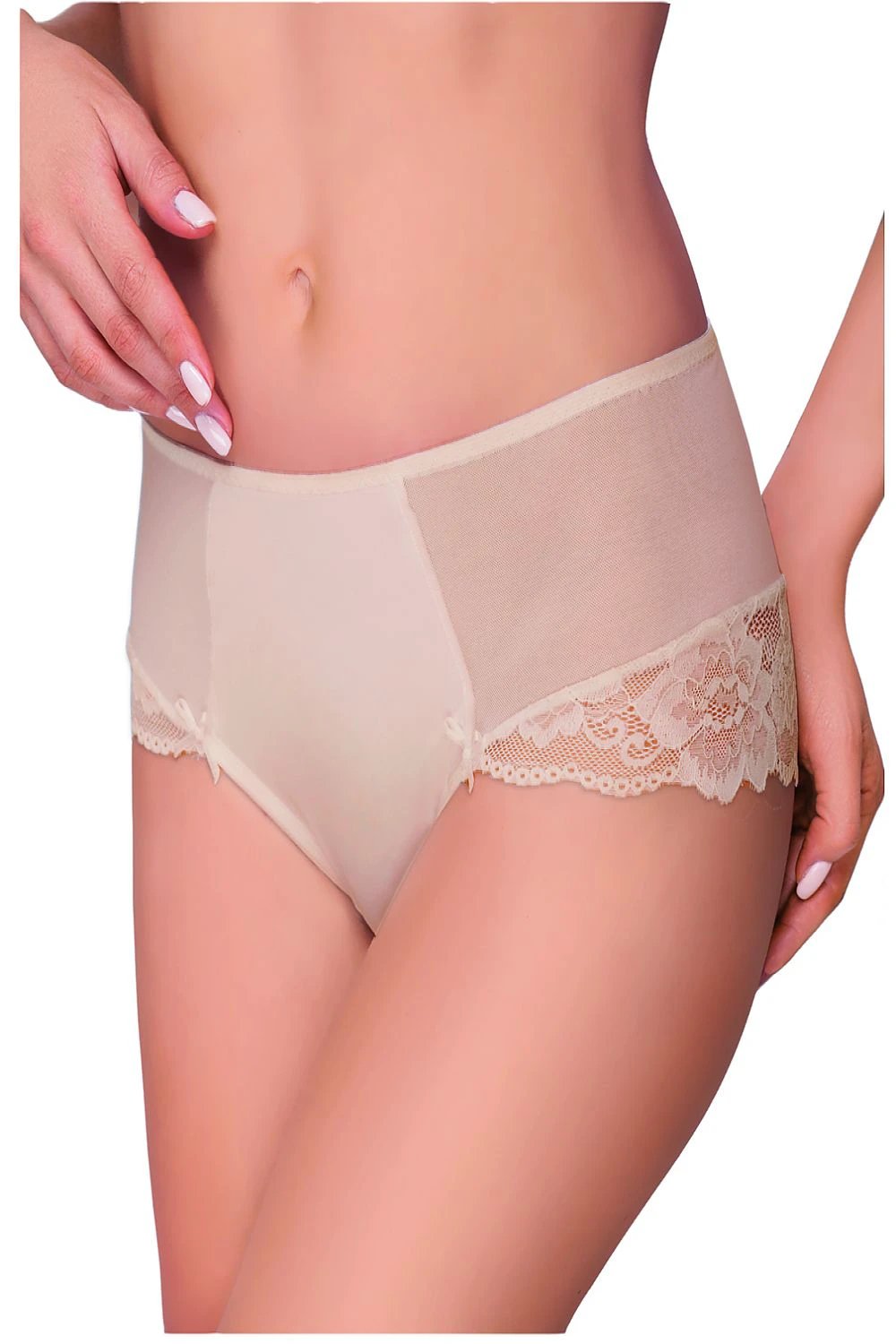 Ewana Soft Tulle Panties With Elegant Lace Trim - Sensual, Feminine, Slightly Transparent Design For Women by Ewana