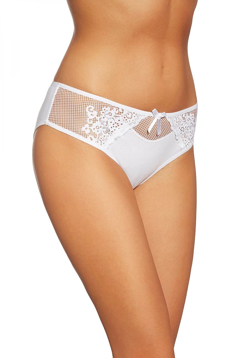 Gabidar Lace Panties With Floral Embroidery And Mesh Detail by Gabidar
