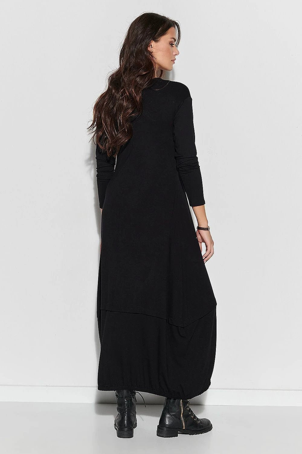 Numinou Daydress Maxi 150141 Viscose Knit With Layered Hem by Numinou