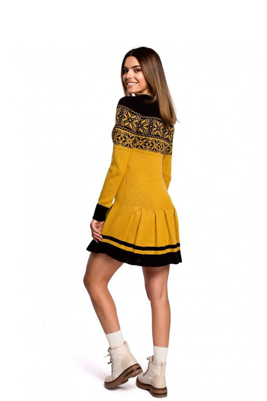 Two-tone Christmas sweater dress by Moe by Moe