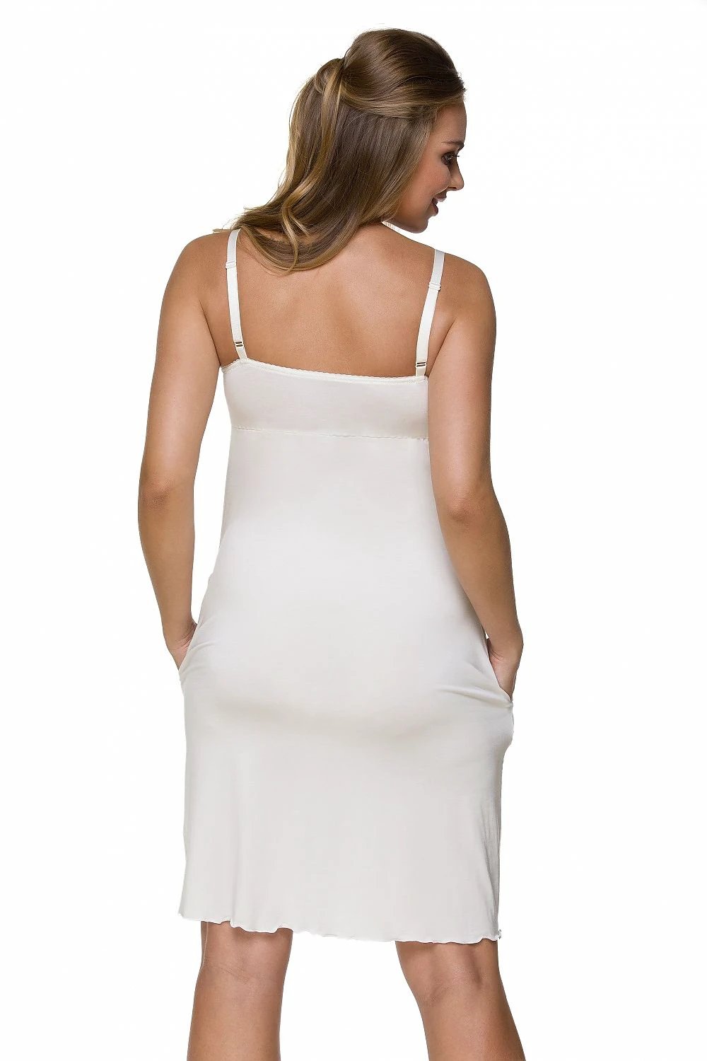 Floral-Top Maternity and Nursing Chemise