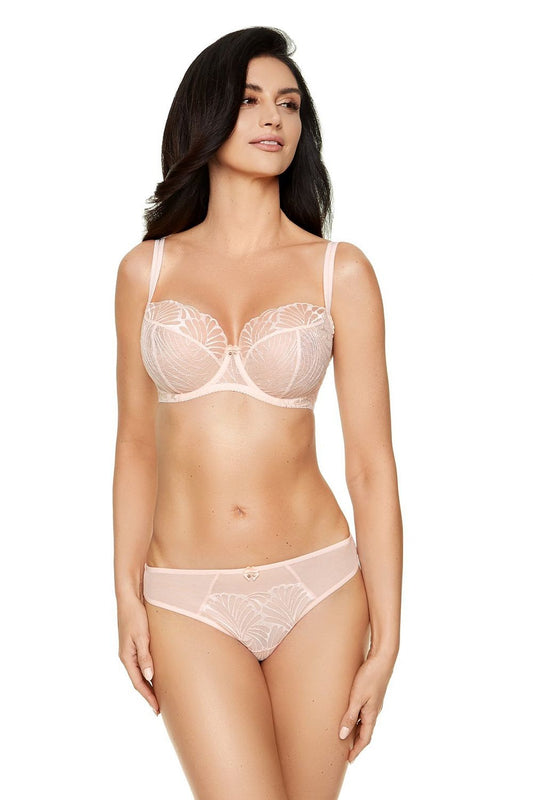 Embroidered Soft-Cup Underwire Bra — product view 2