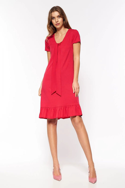 Nife Daydress Model 164547 - Loose Viscose Dress for Warm Days with Versatile Styling by Nife