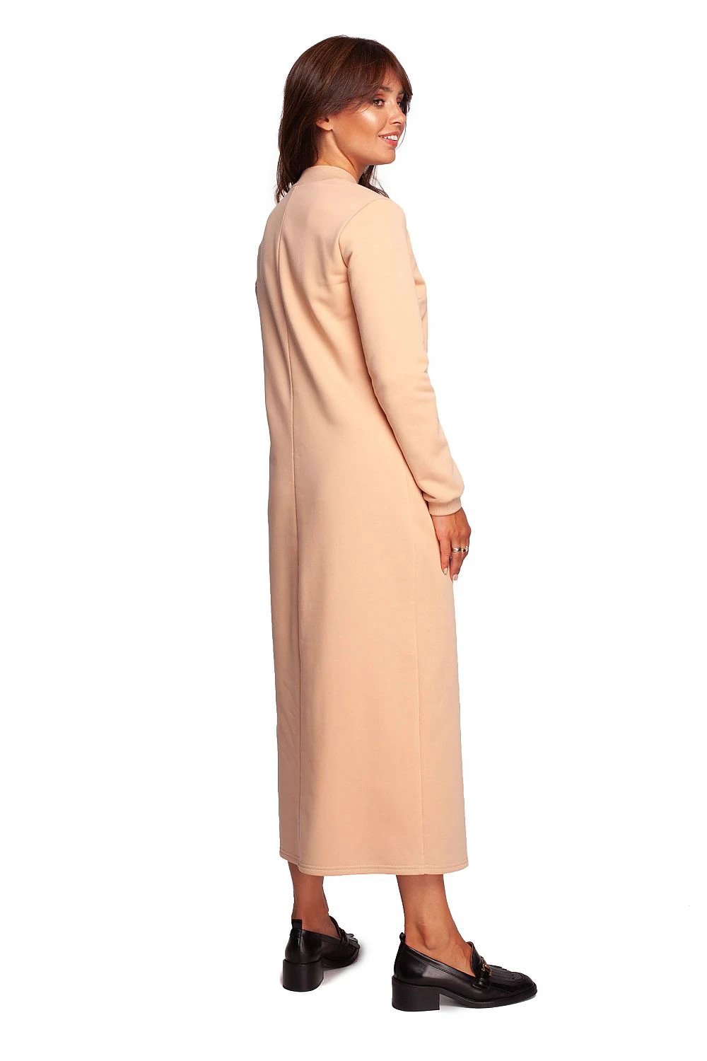 BeWear Women's Daydress Maxi Dress - Elegant Front Slit Flaps and Comfortable Cotton Blend by BeWear