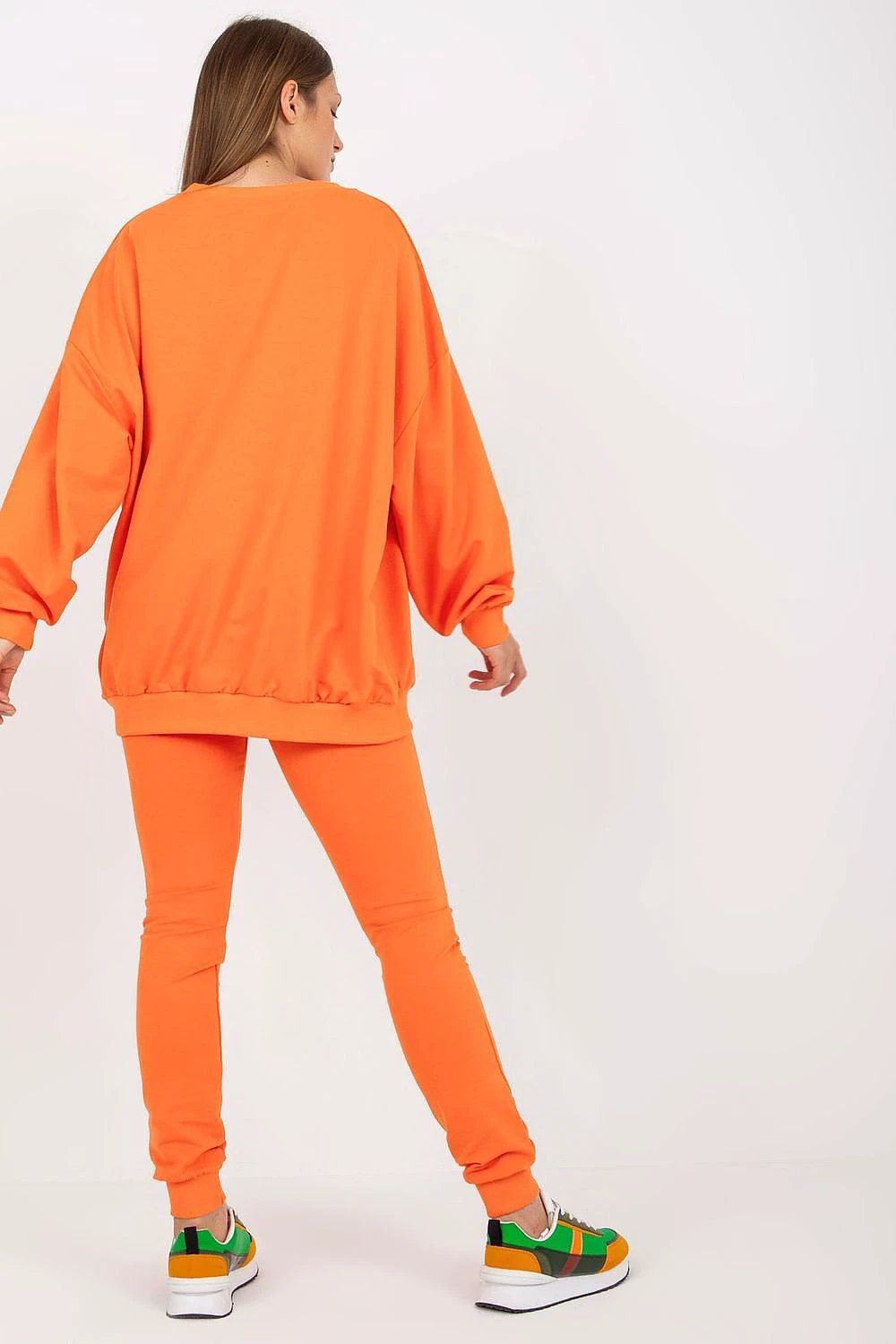 Fancy Sweatsuit Set - Comfortable Loose Fit Cotton Spandex Blend with Decorative Patch by Fancy