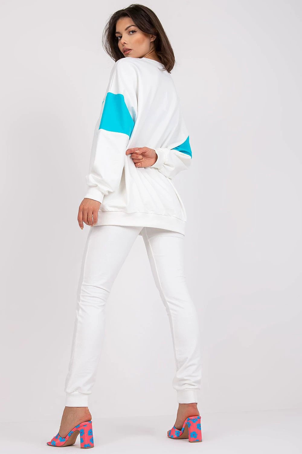 Fancy Women's Tracksuit Set - Comfortable Loose Fit Cotton Spandex Blend for Active Wear by Fancy