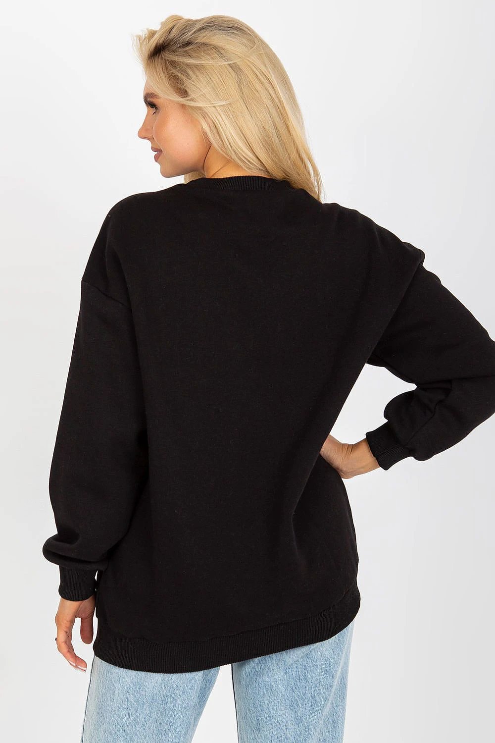 Fancy Women's Long Sleeve Printed Sweatshirt - Comfortable 65% Cotton 35% Spandex Blend for Everyday Wear by Fancy