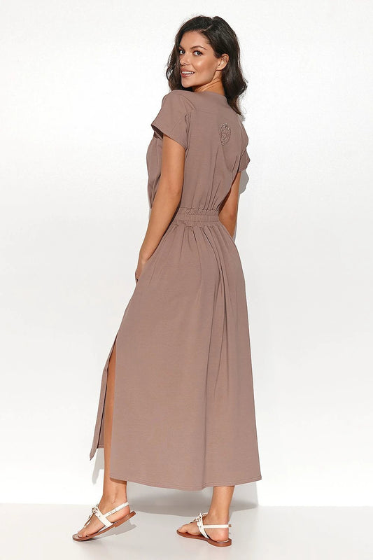 Daydress Numinou Long Asymmetrical Knit Sweatshirt Dress by Numinou