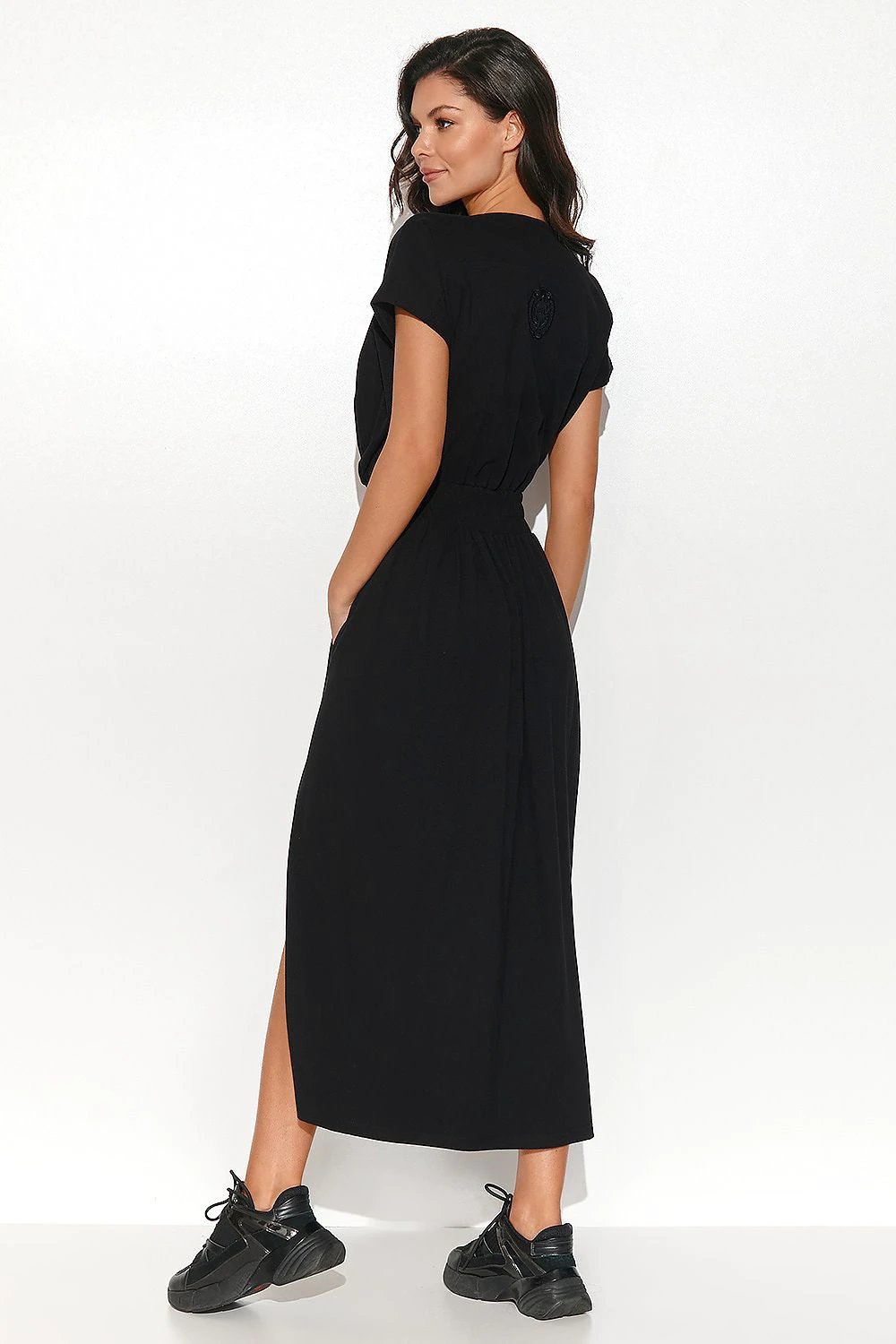 Daydress Numinou Long Asymmetrical Knit Sweatshirt Dress by Numinou