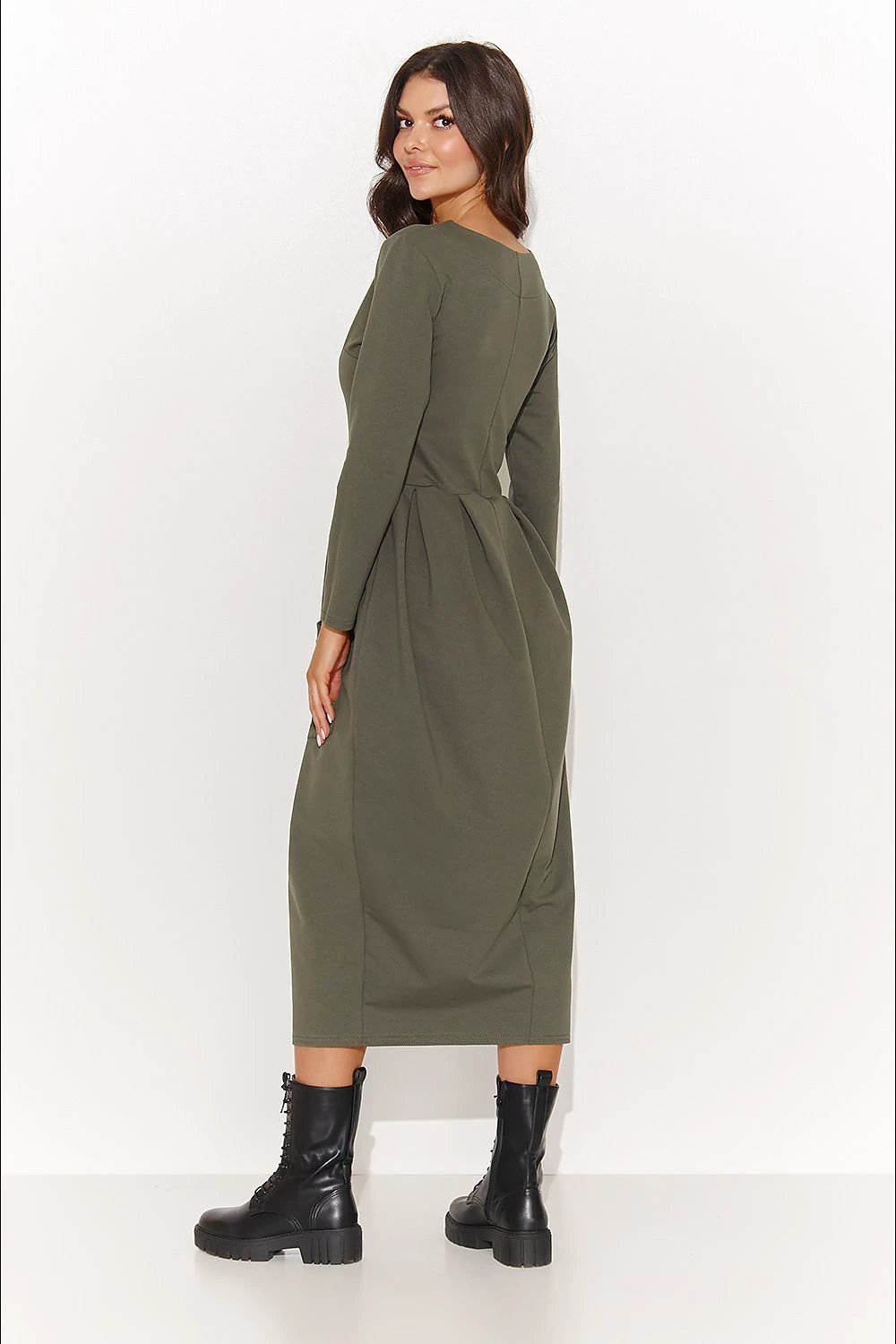 Numinou Daydress Knee Length Sweatshirt Knit With Pockets by Numinou