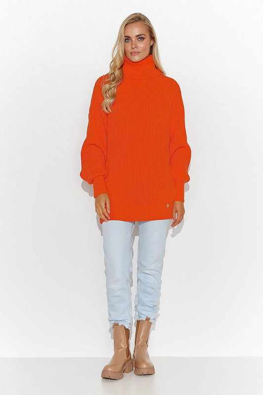 Makadamia Chunky Turtleneck Sweater - Soft Acrylic Fabric for Women's Warmth and Comfort in Various Colors by Makadamia