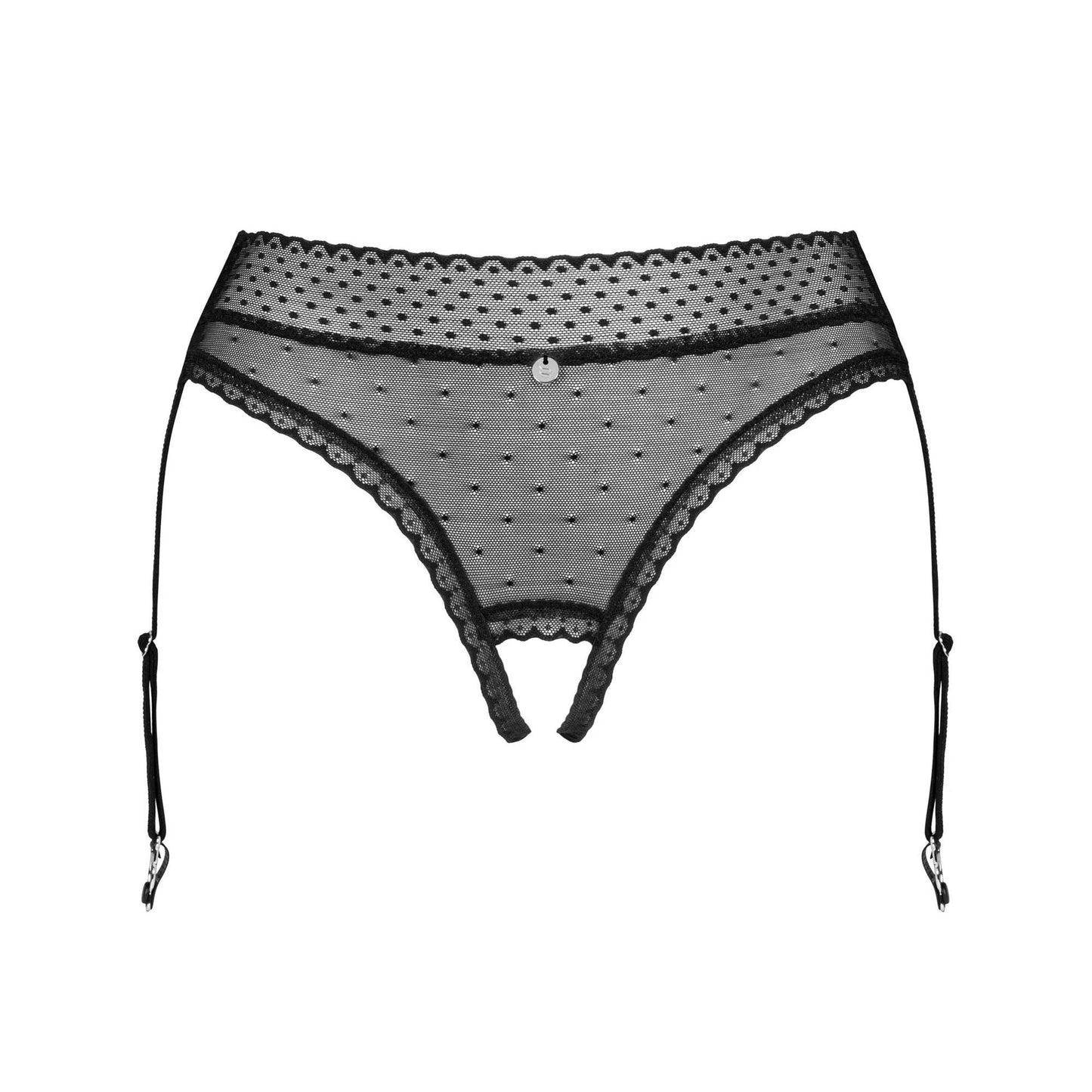 Sexy Open Crotch Panty Garter Belt Obsessive Lanelia by Obsessive Lingerie