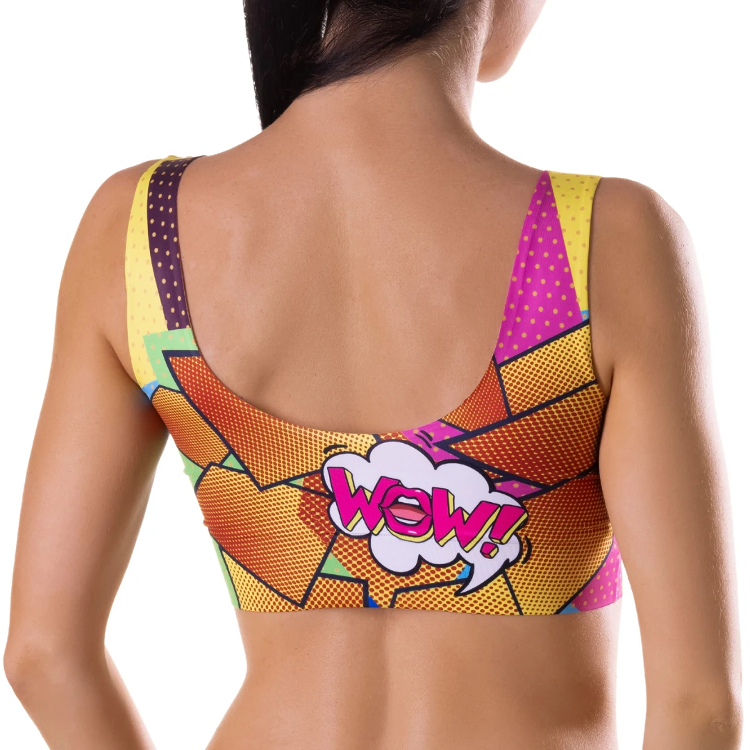 Memème Women's Ultra-Comfortable Comics Hot Crop Top - Breathable Fabric, Stretchy Fit, Original Designs by Mememe