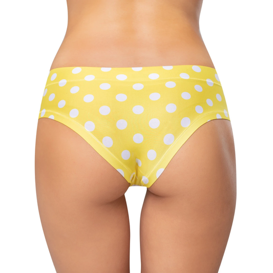 Memème Women's Ultra-Comfortable Polka Dot Panties - Breathable Cotton, Stretchy Fit, and Unique Designs for Everyday Wear by Mememe