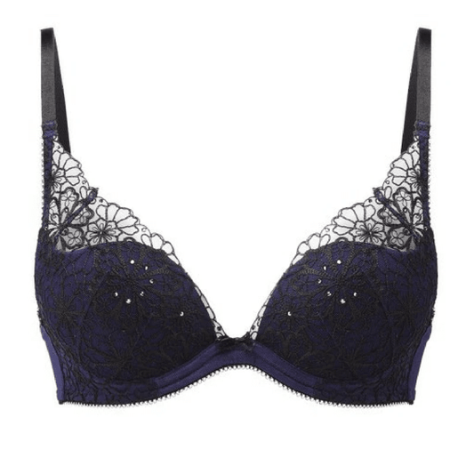 Gossard Graphic Floral Padded Plunge Bra - Ansley Effect