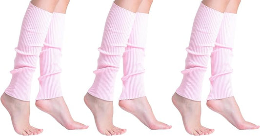 Leg Warmers for Women 3 Pairs Soft Slouchy Retro Knee-High or Scrunched Down Warm and Breathable-11