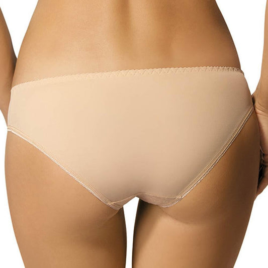 Gorteks Marilyn Beige Semi Sheer Bikini Panty