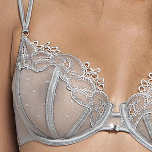 Sexy Sheer Polka Dot Demi Wired Bra Lisca Emotion by Lisca Lingerie