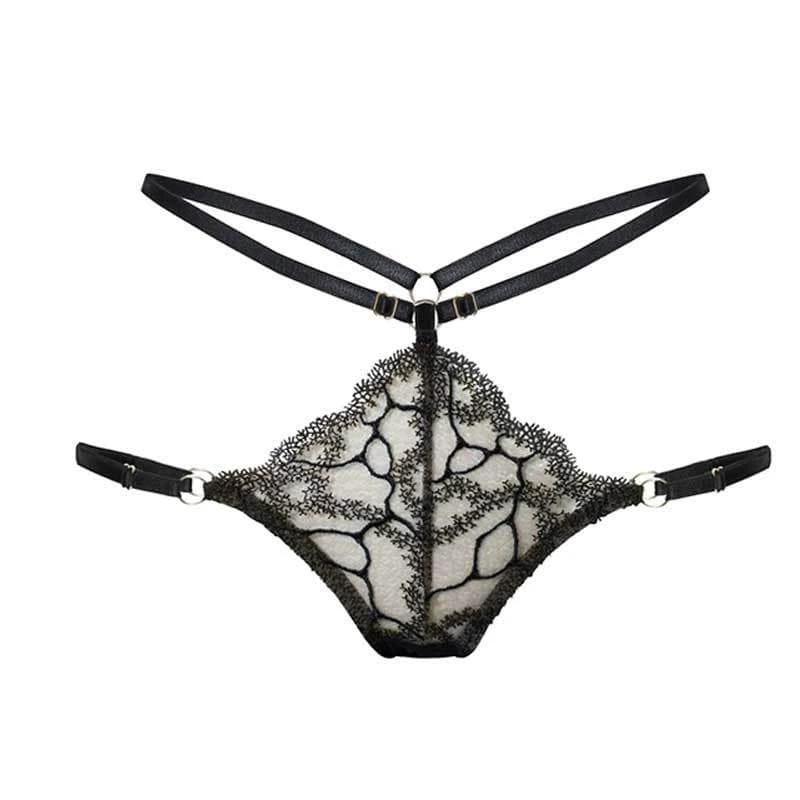 Caprice Spectra Sheer Lace Strappy Panty by Caprice Lingerie