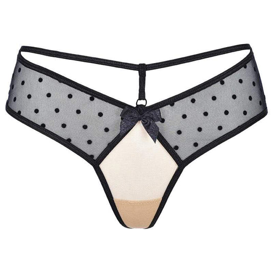 Sexy Sheer String Thong Panty Axami Seductive Dots by Axami Lingerie