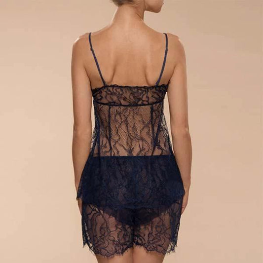 Sheer Lace Camisole & Shorts Set Ajour Lolita by Ajour Lingerie