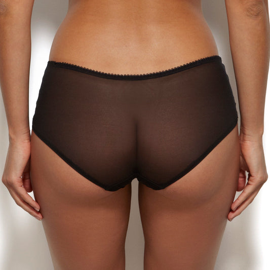 Gossard Superboost Lace Black Sheer Shorts Panty