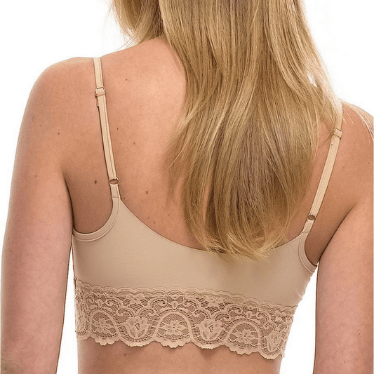 Wireless Triangle Bralette Commando Tulip-1