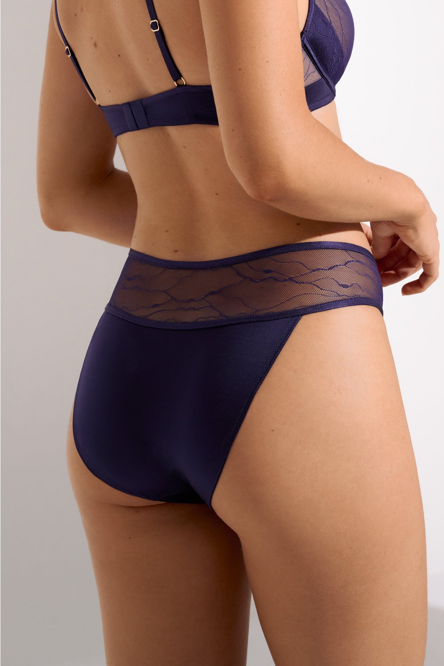 Lisca Nightscape Glamour Violet Brief Panty