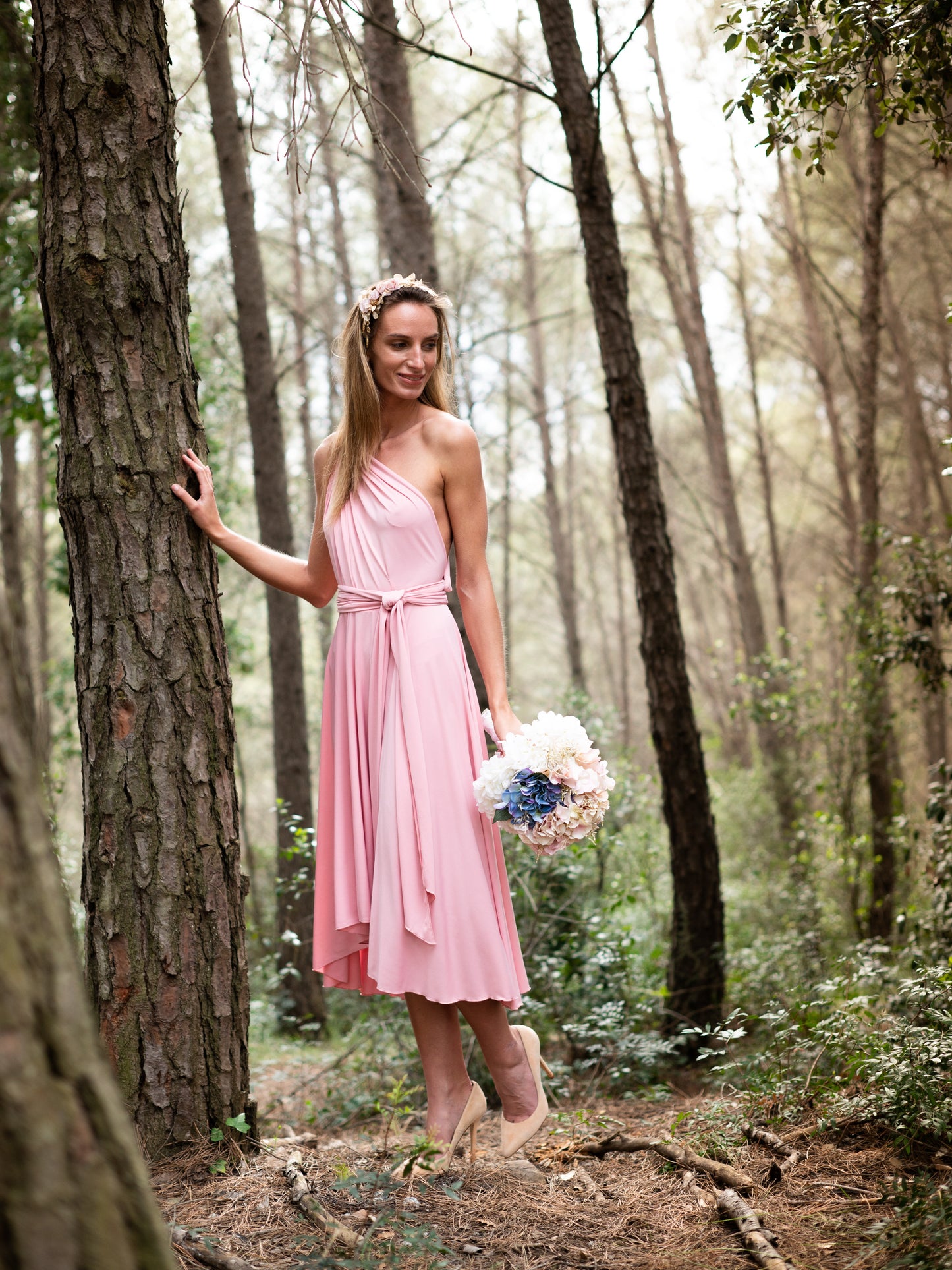 INFINITY MIDI DRESS