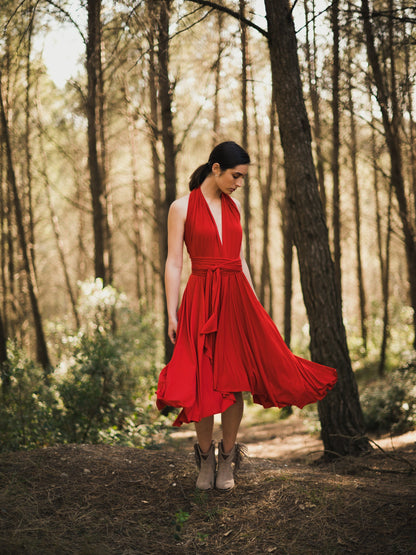 INFINITY MIDI DRESS