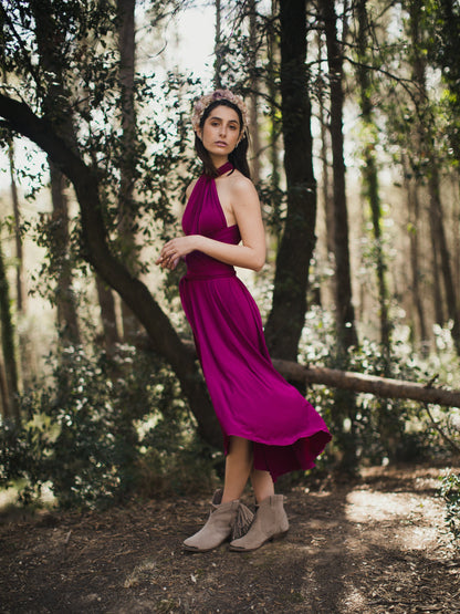 INFINITY MIDI DRESS