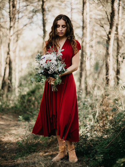 INFINITY MIDI DRESS