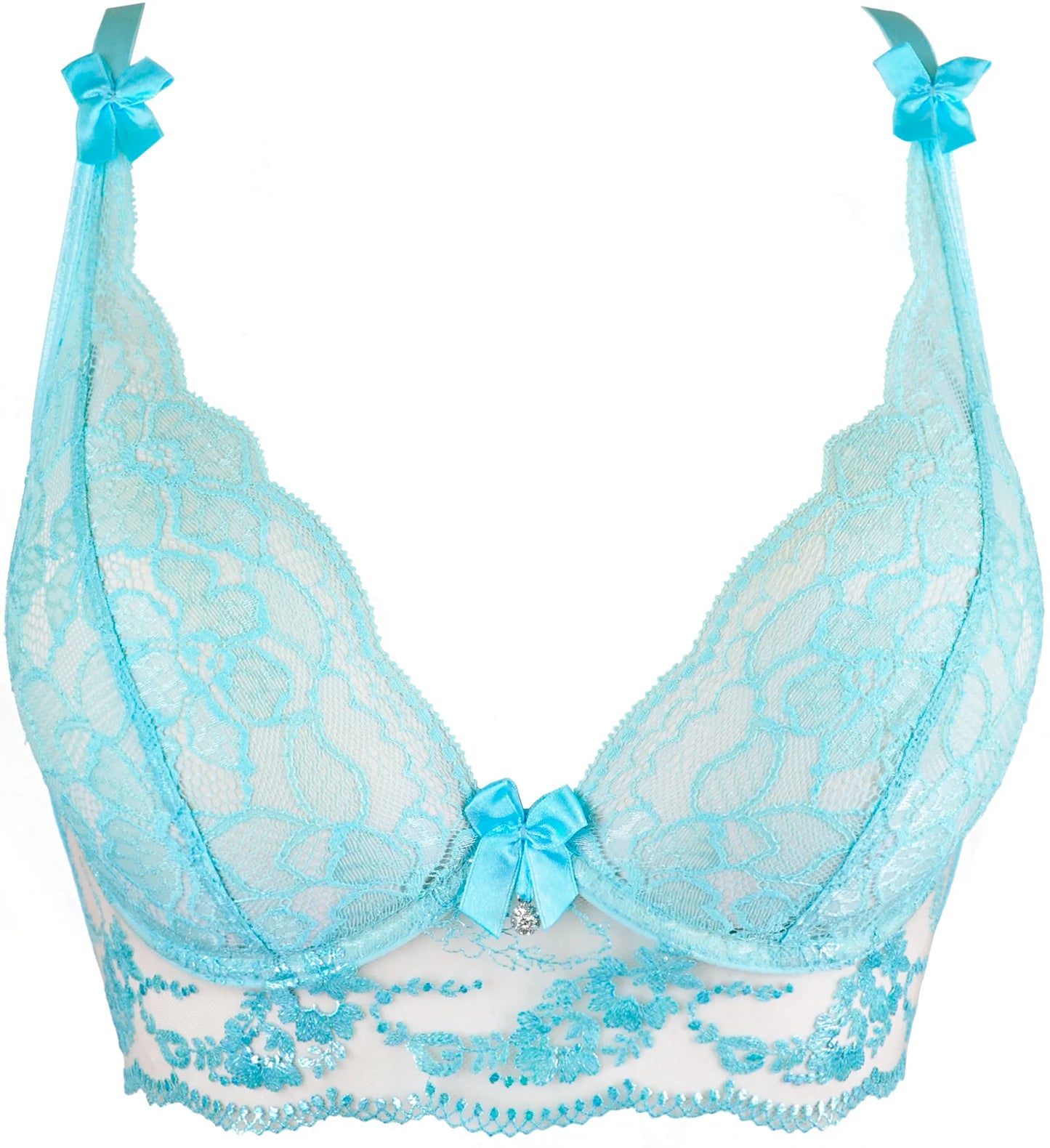 Sexy Sheer Deep Plunge Bra Axami Alice