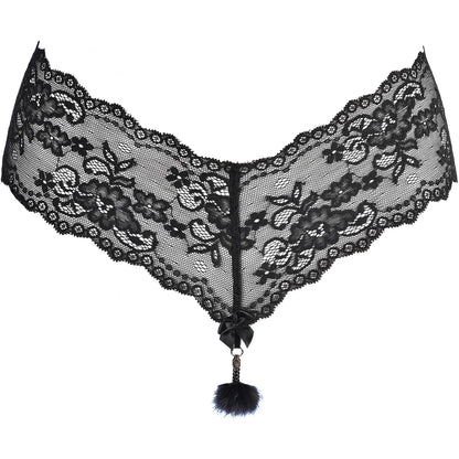Ultra Sexy Fur Chain Lace String Panty Axami Pussycat by Axami Lingerie