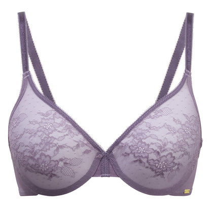 Gossard Glossies Lace Heron Sheer Molded Bra
