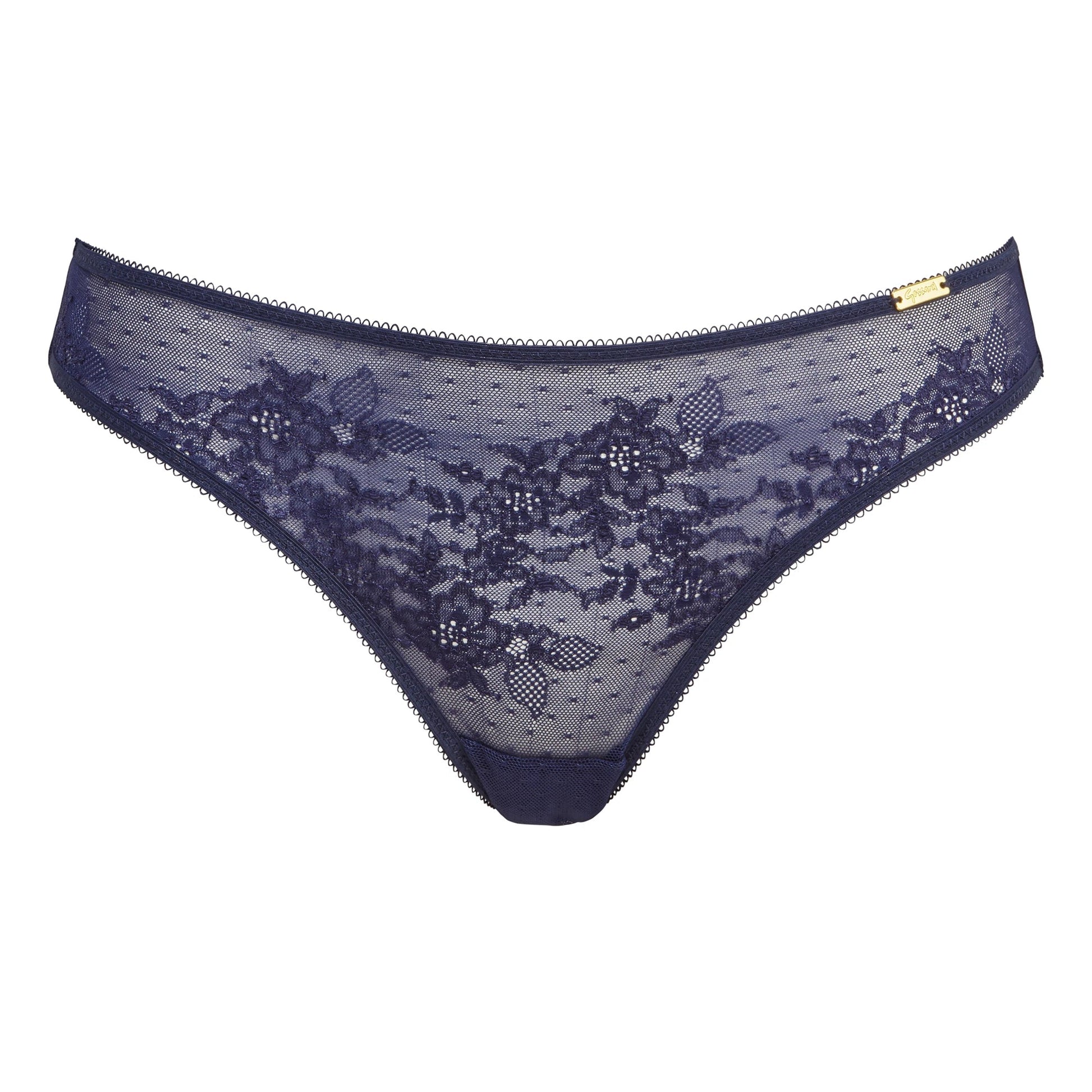 Gossard Glossies Lace Eclipse Sheer Bikini Panty - Ansley Effect