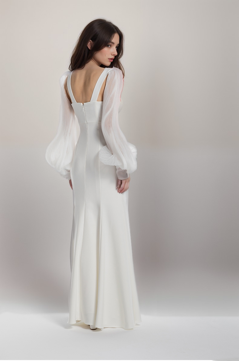 Celestine Form Sculpted Mermaid Bridal Gown