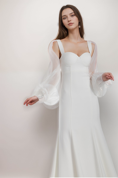 Celestine Form Sculpted Mermaid Bridal Gown